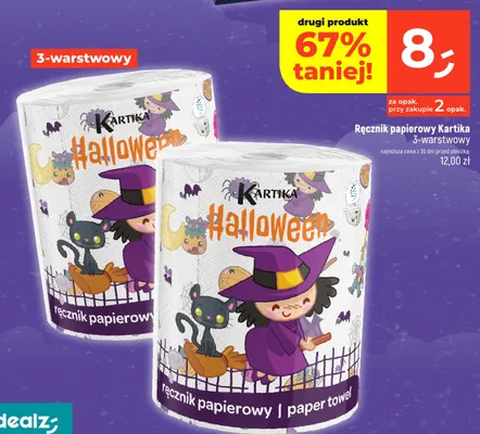 Ręcznik papierowy 3-warstwowy Kartika Halloween promocja w Dealz