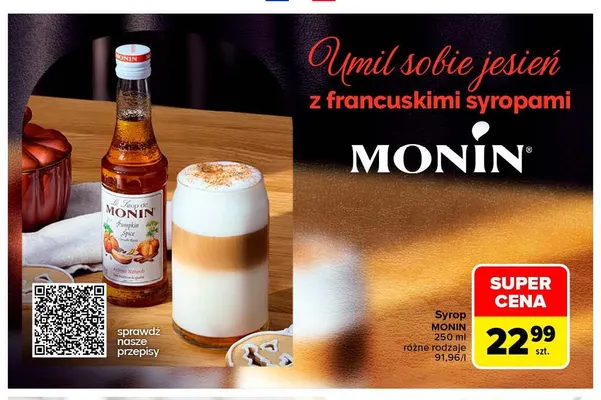 Syrop Monin promocja w Carrefour Market