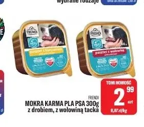 Mokra karma dla psa z drobiem tacka Frendi promocja w Tomi Markt