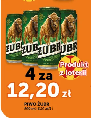Piwo Żubr promocja w Groszek