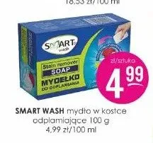 Mydło w kostce odplamiające Smart Wash promocja w Drogerie Jasmin