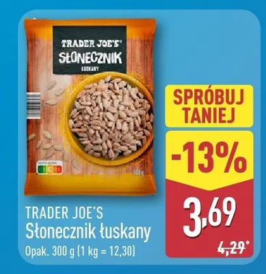 Słonecznik łuskany promocja w Aldi