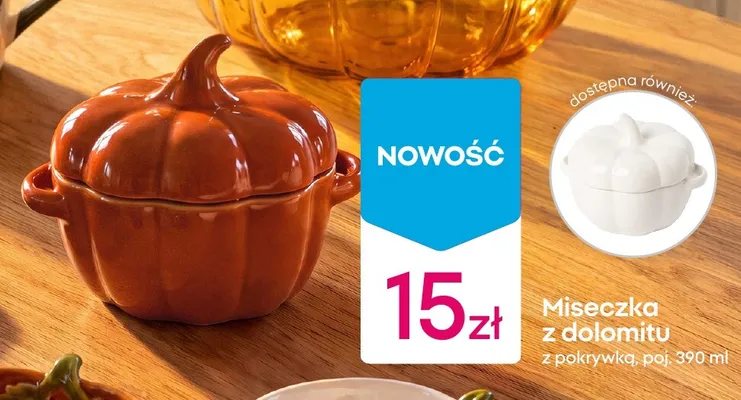 Miseczka z dolomitu z pokrywką promocja w Pepco
