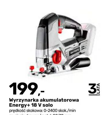 Wyrzynarka akumulatorowa Graphite Energy+ solo promocja w Bricomarche