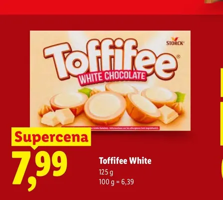 Czekoladki Toffifee White promocja w Lidl