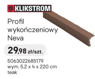 Profil wykończeniowy Neva promocja w Castorama