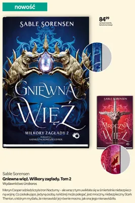 Książka Gniewna więź. Wilkory zagłady. Tom 2 Sable Sorensen promocja w Empik