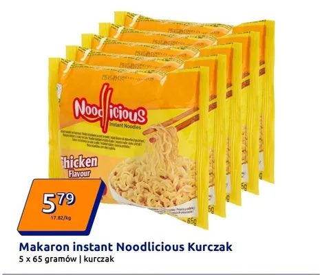 Makaron instant Kurczak 6x65 g promocja w Action