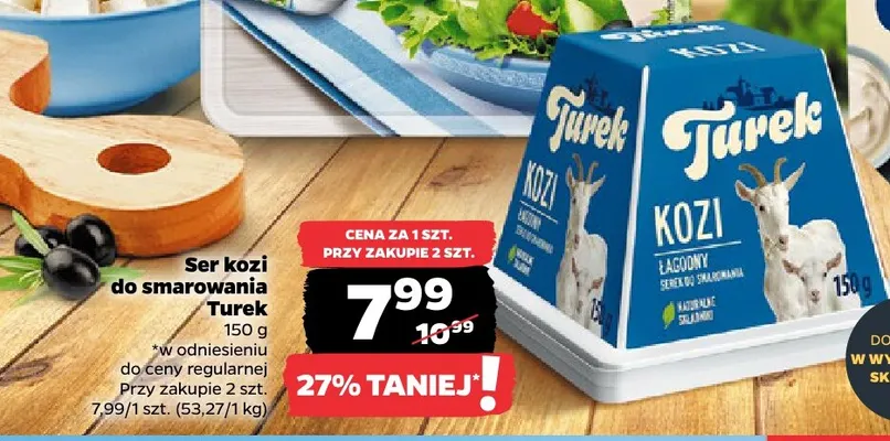 Ser kozi do smarowania Turek promocja w Netto