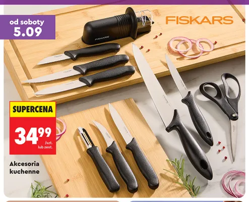 Akcesoria kuchenne Fiskars promocja w Biedronka