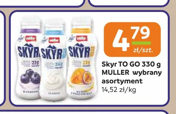 Skyr to Go Müller promocja w Społem Częstochowa