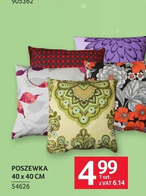 Poszewka 40x40 cm promocja w Selgros