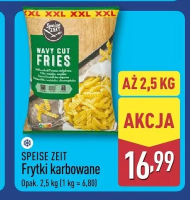 Frytki karbowane Speise Zeit promocja w Aldi