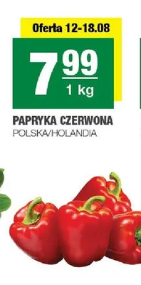 Papryka czerwona promocja w SPAR