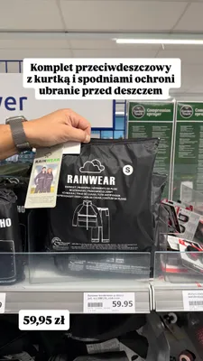 Komplet przeciwdeszczowy Rainwear promocja w Action
