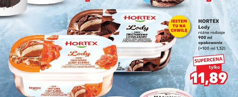 Lody Śmietankowo-Czekoladowe Hortex promocja w Kaufland