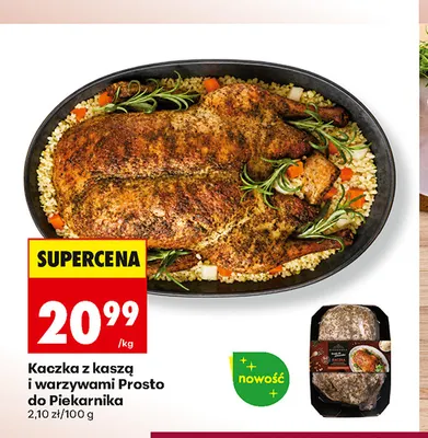 Kaczka z kaszą i warzywami Prosto do Piekarnika promocja w Biedronka