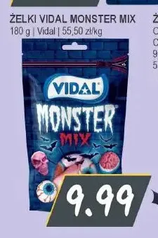 Żelki Vidal Monster Mix promocja w Słoneczko