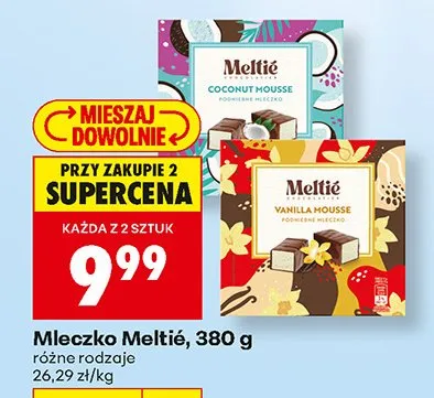 Mleczko Meltié Podniebne Mleczko Coconut Mousse promocja w Biedronka