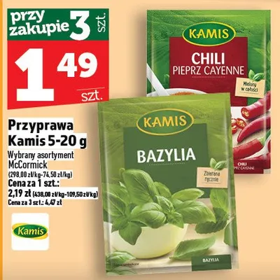 Przyprawa Kamis 5-20 g promocja w TOPAZ