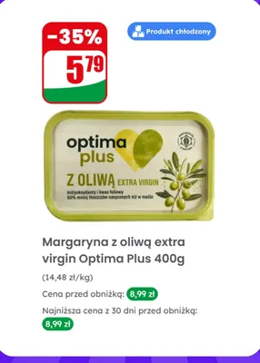 Margaryna z oliwą extra virgin promocja w Dino