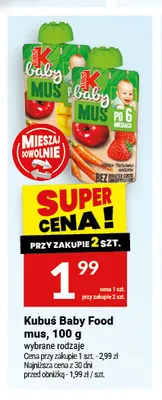 Mus Kubuś Baby Food promocja w Twój Market