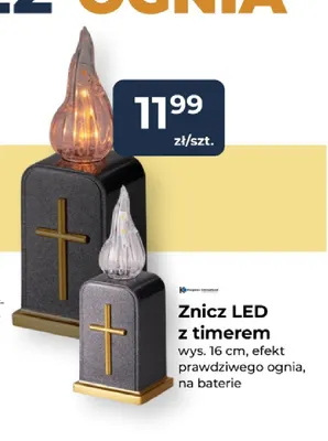 Znicz LED z timerem Koopman International promocja w PSB Mrówka