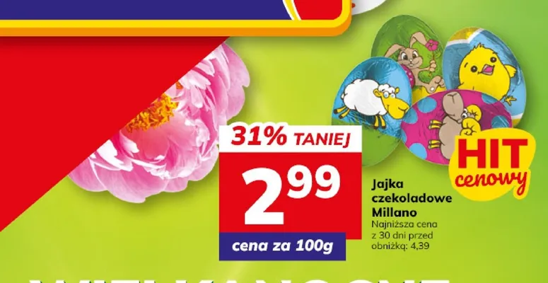 Jajko czekoladowe Milano promocja w Hitpol