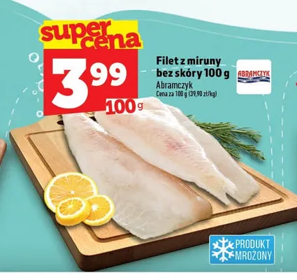Filet z miruny bez skóry Abramczyk promocja w TOPAZ