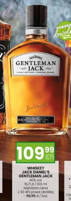 Whiskey Jack Daniel's Gentleman Jack 40% vol. promocja w Twój Market