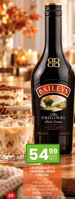 Likier Bailey's Original Irish Cream promocja w Twój Market