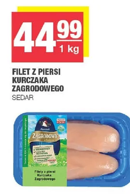 Filet z piersi kurczaka zagrodowego Sedar promocja w SPAR