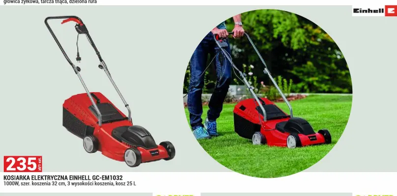 Kosiarka elektryczna Einhell GC-EM1032 promocja w Merkury Market