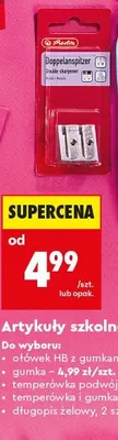 Temperówka podwójna Herlitz promocja w Biedronka
