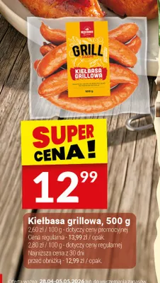 Kiełbasa grillowa Wędzarnia Grill sezon promocja w Twój Market