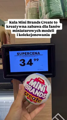 Kula Zuru Mini Brands Create promocja w Biedronka