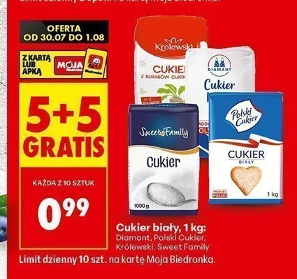 Cukier biały Polski Cukier promocja w Biedronka