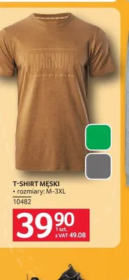 T-shirt męski Magnum promocja w Selgros