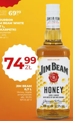Likier Jim Beam Honey promocja w Duży Ben