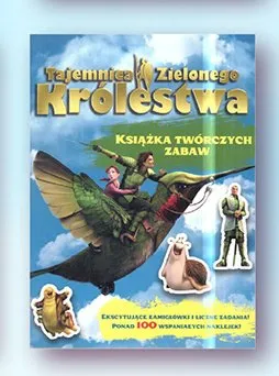 Książka dla dzieci Tajemnica Zielonego Królestwa Książka twórczych zabaw promocja w Biedronka