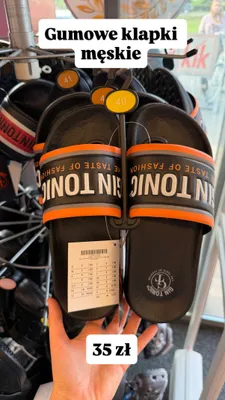 Gumowe klapki męskie Gin Tonic promocja w KiK