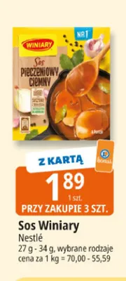 Sos Winiary promocja w Leclerc