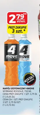 Napój izotoniczny 4MOVE promocja w Top Market