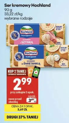 Ser kremowy wybrane rodzaje promocja w Delikatesy Centrum