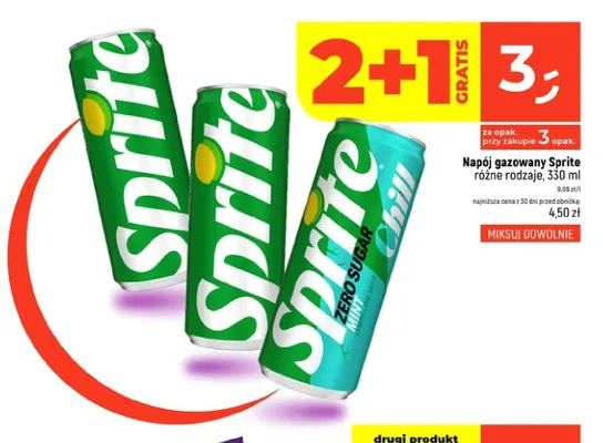 Napój gazowany Sprite promocja w Dealz