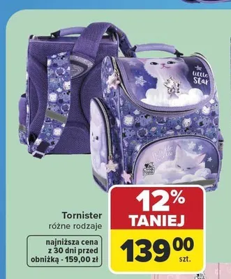 Tornister Cleo & Frank promocja w Carrefour