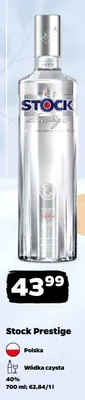Wódka Stock Prestige promocja w Netto