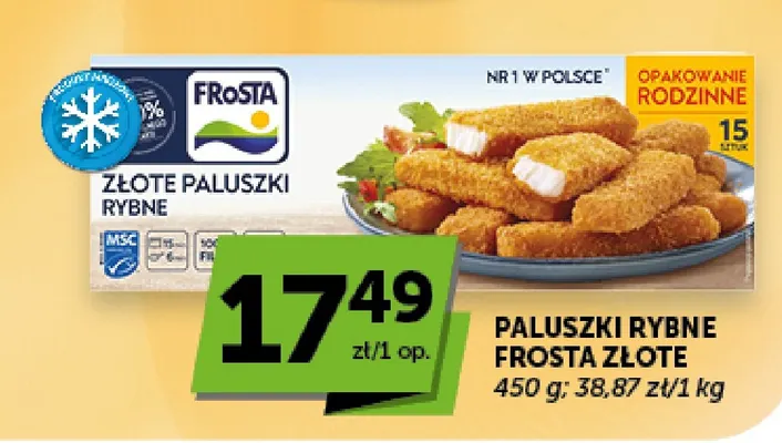 Paluszki rybne Frosta Złote promocja w Groszek