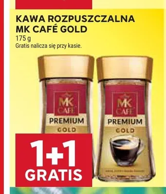Kawa rozpuszczalna MK Café Gold promocja w Stokrotka
