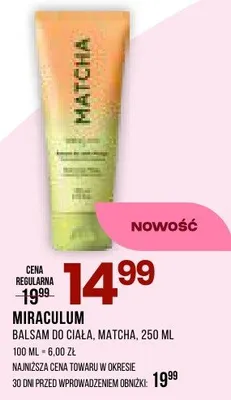 Balsam do ciała Miraculum Matcha promocja w Drogerie Natura
